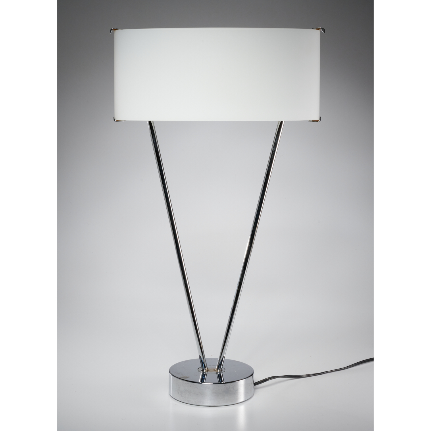 VETRI MURANO CHROMED HALOGEN DESK