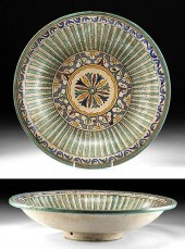 VIBRANT 19TH C. MOROCCAN TIN-G