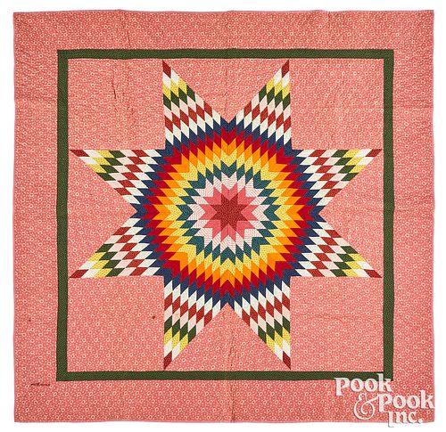 VIBRANT BETHLEHEM STAR QUILTVibrant