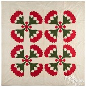 VIBRANT COCKSCOMB APPLIQUé QUI