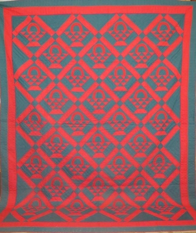 VIBRANT RED & GREEN BASKET
