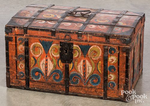 VIBRANT SCANDINAVIAN PAINTED LOCK