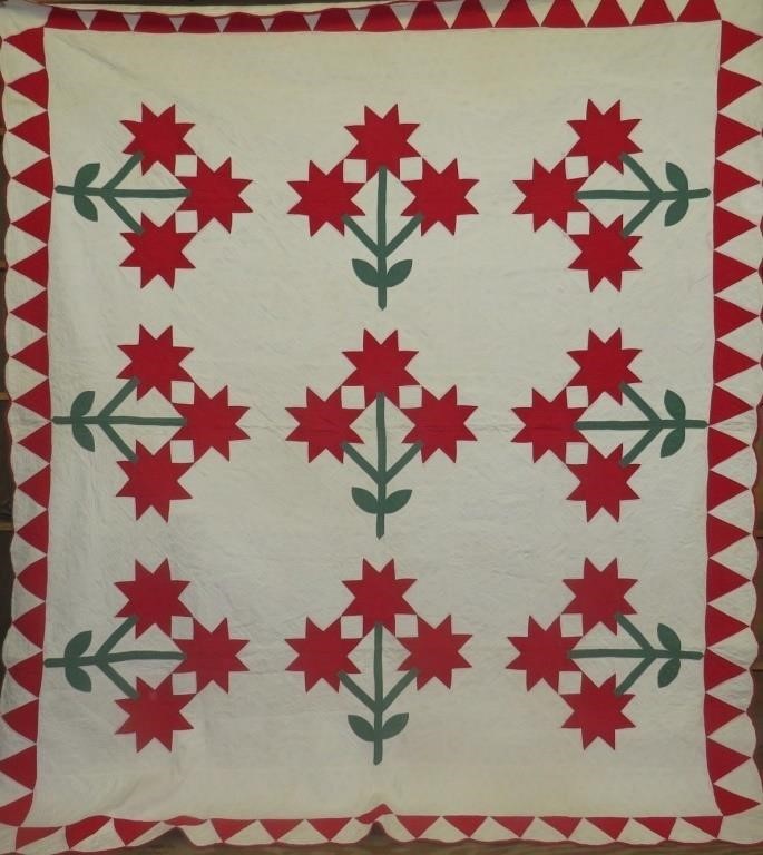 VIBRANT STAR FLOWER APPLIQUED