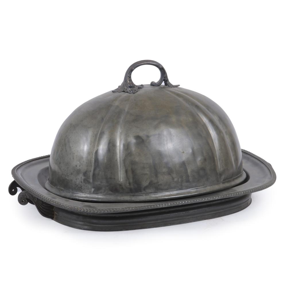 VICKERS ANTIQUE ENGLISH PEWTER WELL