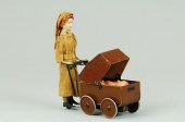 VICTOR BONNET NANNY WITH PRAM
