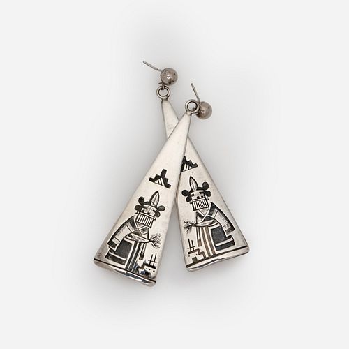 VICTOR COOCHWYTEWA SILVER OVERLAY