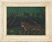 VICTOR GATTO O/B JUNGLE SCENE,