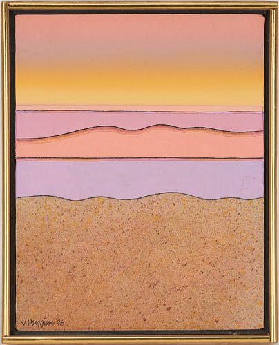 VICTOR HUGGINS ACRYLIC ON CANVAS