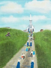 VICTOR J. BERGERON, CHURCH AT
