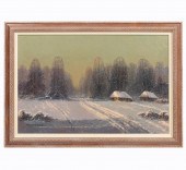 VICTOR KORECKI, WINTER LANDSCA