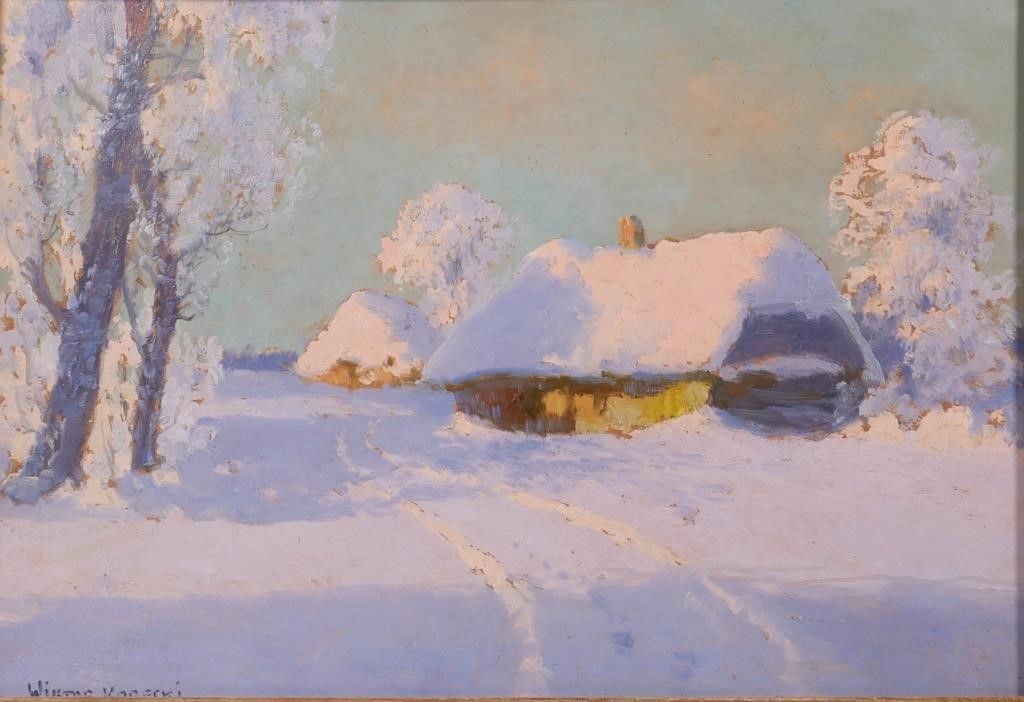 VICTOR KORECKI, WINTER LANDSCAPE