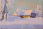 VICTOR KORECKI, WINTER LANDSCA