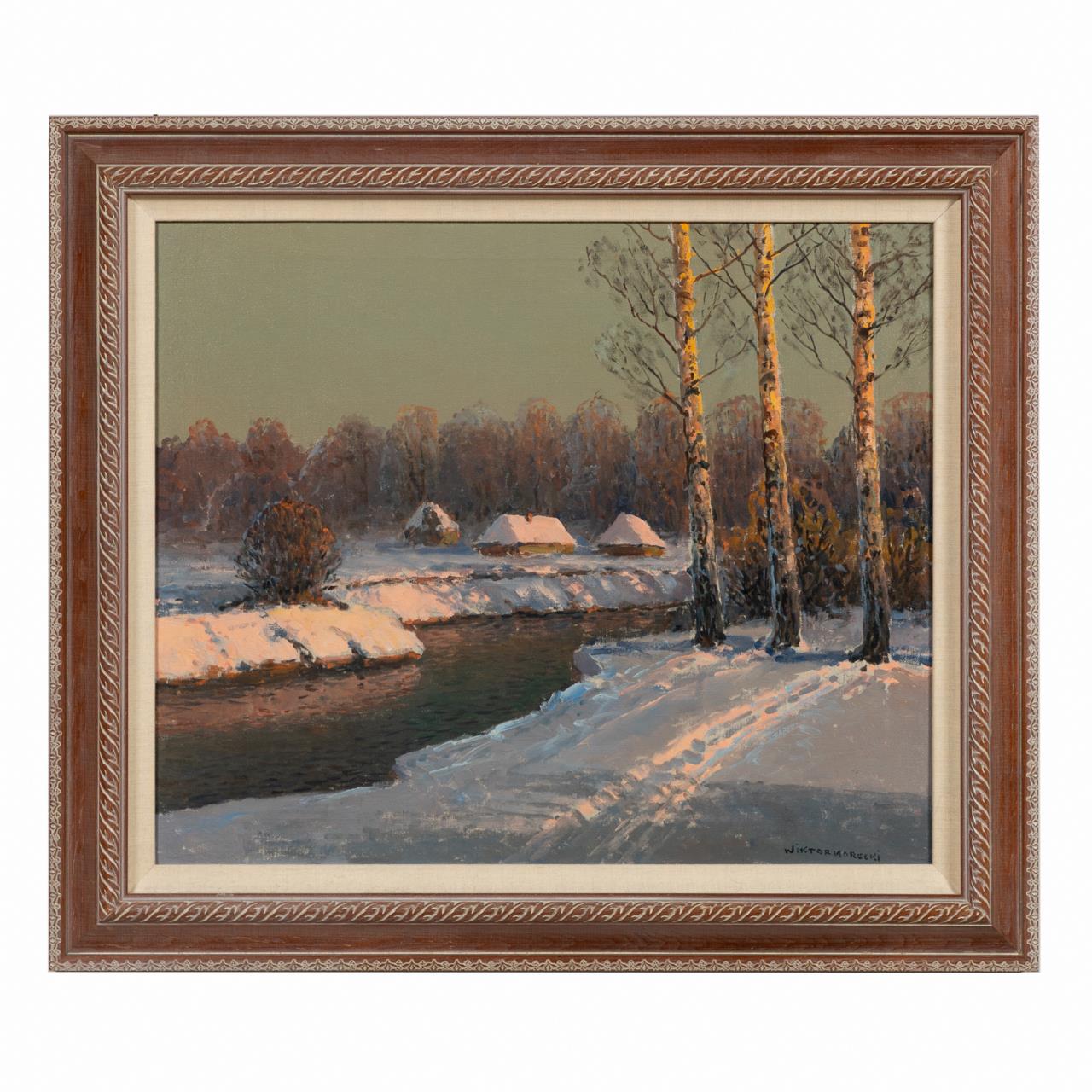 VICTOR KORECKI, WINTER LANDSCAPE