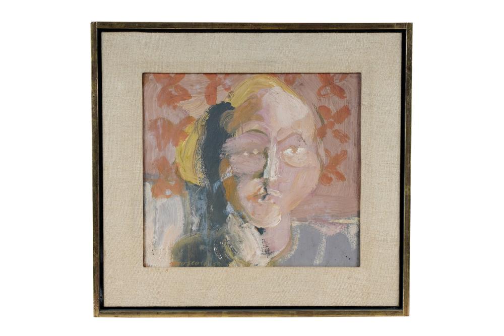 VICTOR MOSCOSO: "SICK GIRL"1959 oil