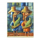 VICTOR OCHOA (20TH C.) OIL ON