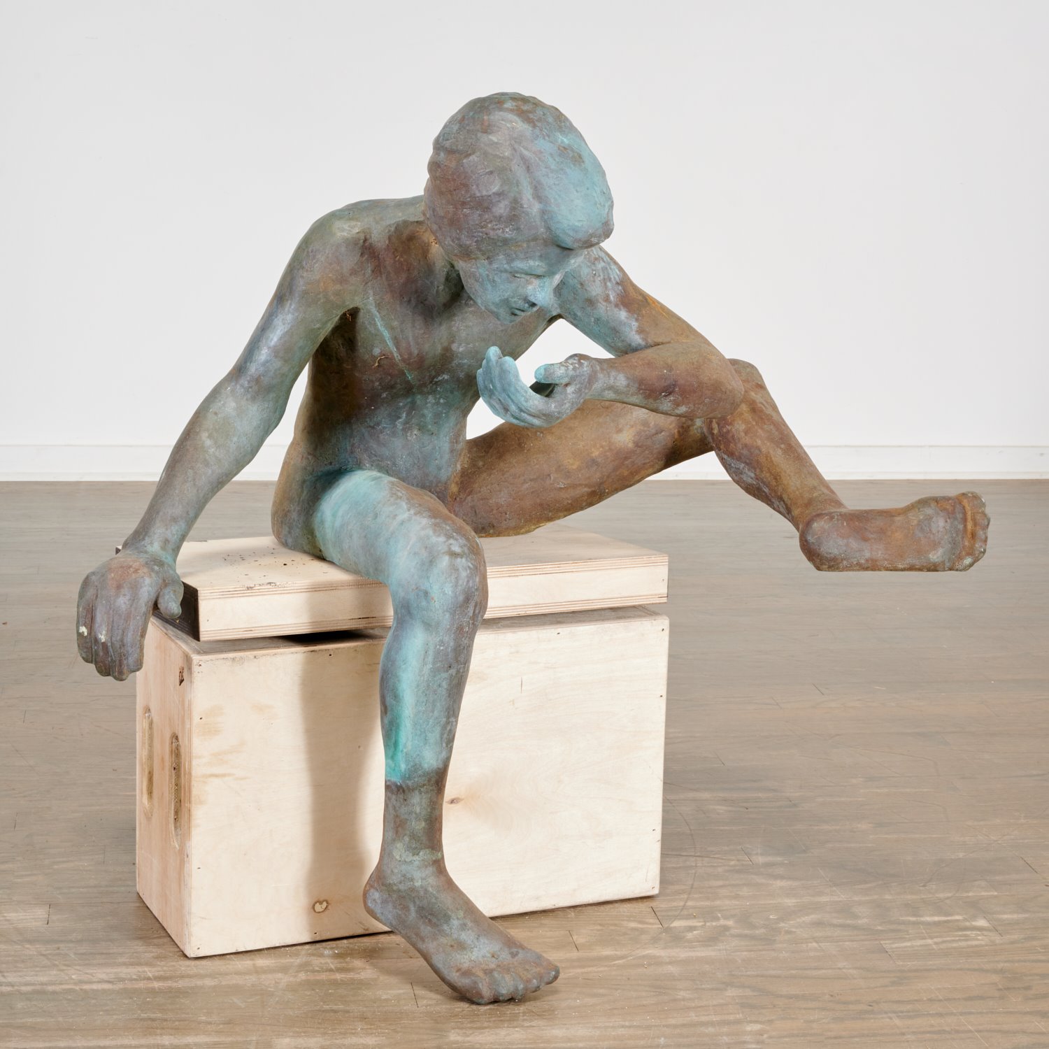 VICTOR SALMONES, CAST BRONZE