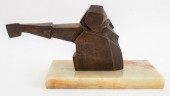 VICTOR SALMONES CUBIST SEATED