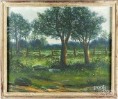 VICTOR SHEARER, OIL ON CANVAS