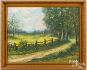 VICTOR SHEARER, OIL ON CANVAS