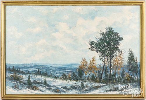 VICTOR SHEARER, OIL ON CANVAS
