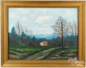 VICTOR SHEARER, OIL ON CANVAS