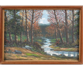VICTOR SHEARER OIL ON CANVAS<b