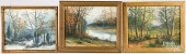 VICTOR SHEARER, THREE OIL ON C