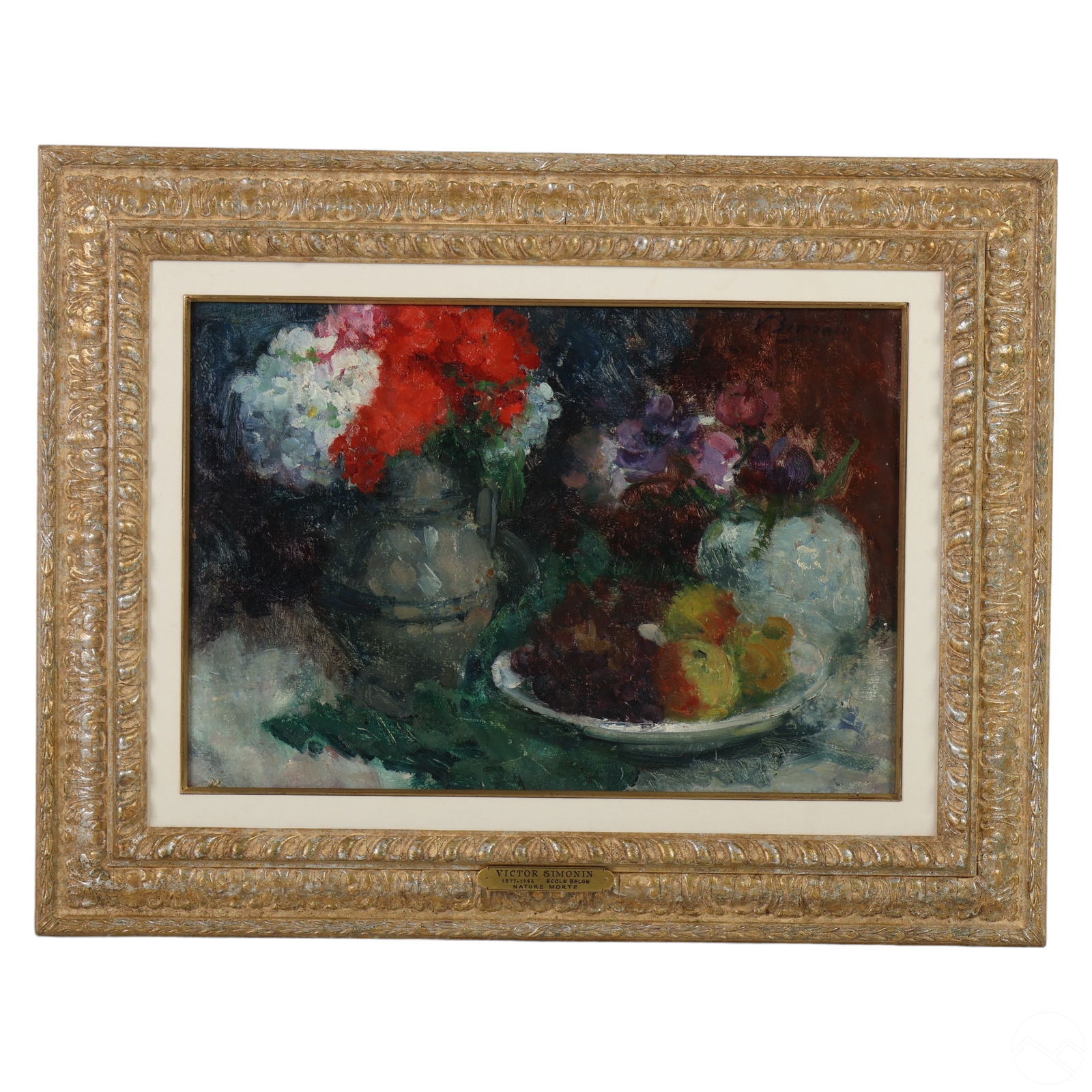 VICTOR SIMONIN 1877-1946 STILL LIFE