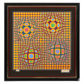 VICTOR VASARELY 1906-1997 COLO