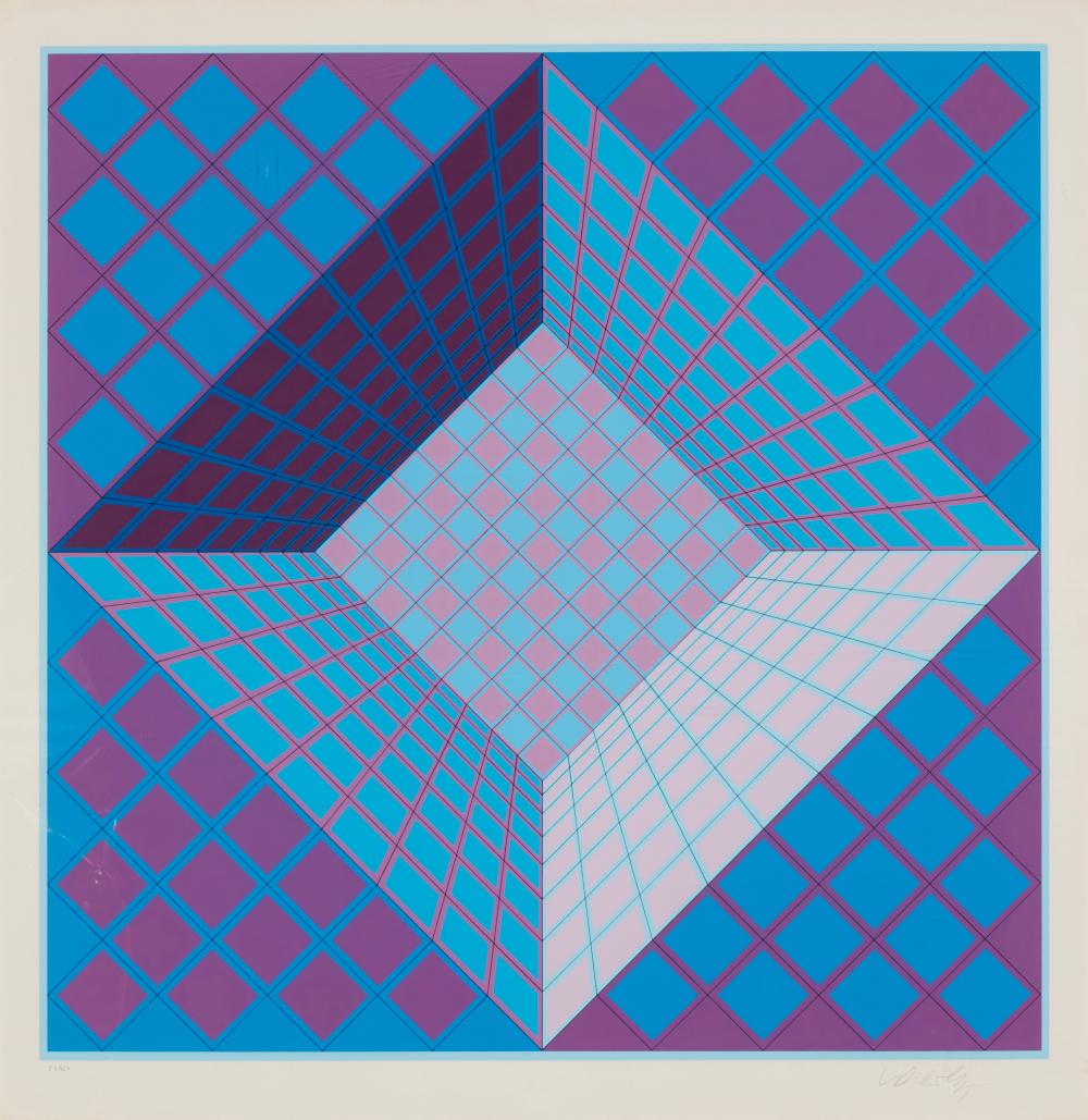 VICTOR VASARELY (1906-1997), PURPLE