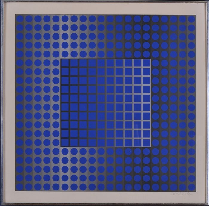 VICTOR VASARELY (1906-1997): "ZETT"