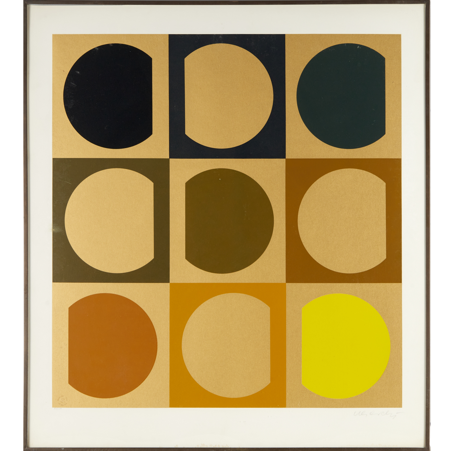 VICTOR VASARELY, COLOR SCREEN