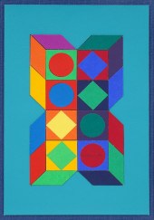 VICTOR VASARELY CUT PAPER COLL