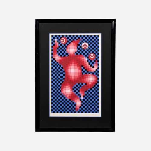 VICTOR VASARELY "JUGGLER"