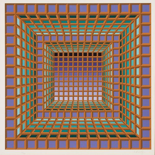 VICTOR VASARELY "LONDON" (1984