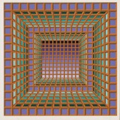 VICTOR VASARELY "LONDON" (1984