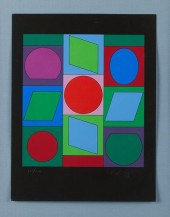 VICTOR VASARELY "MICROCOSMOS C