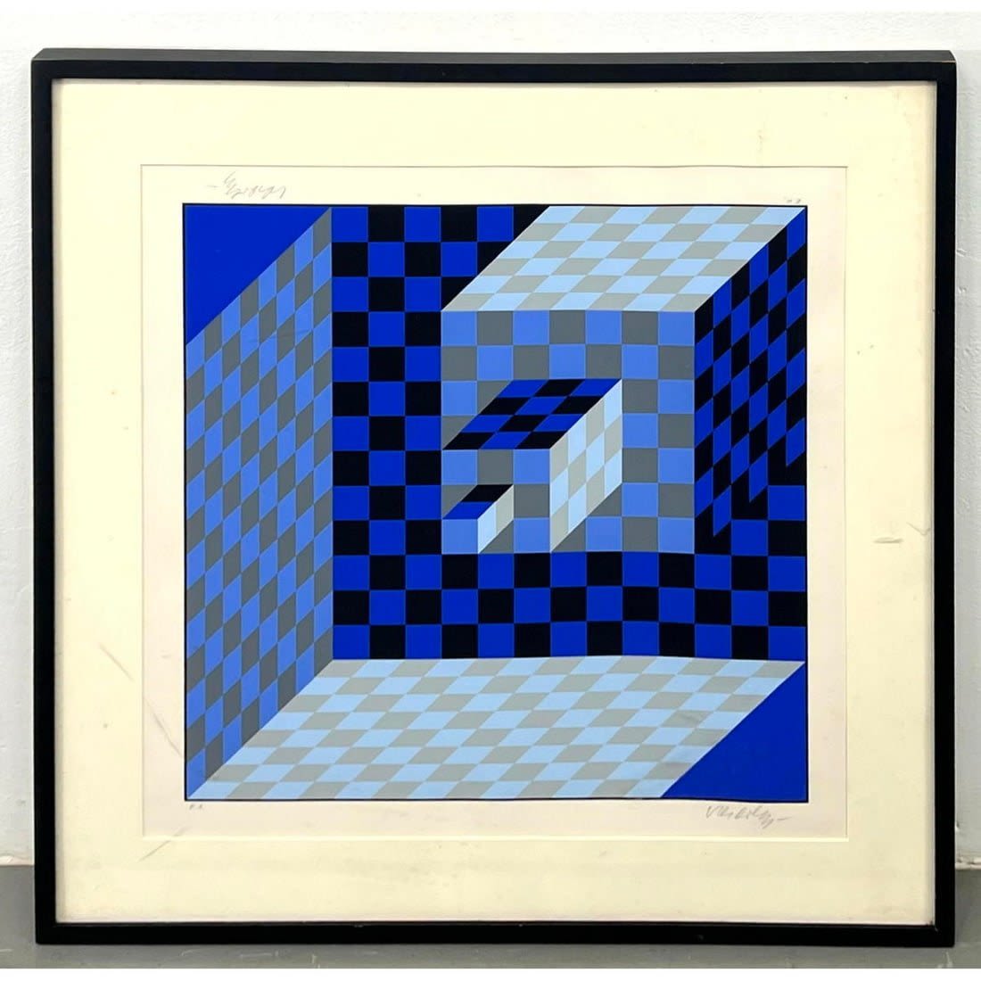 VICTOR VASARELY Op Art Graphic