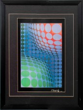 VICTOR VASARELY OP ART SERIGRA