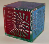 VICTOR VASARELY PLEXIGLASS ZEB