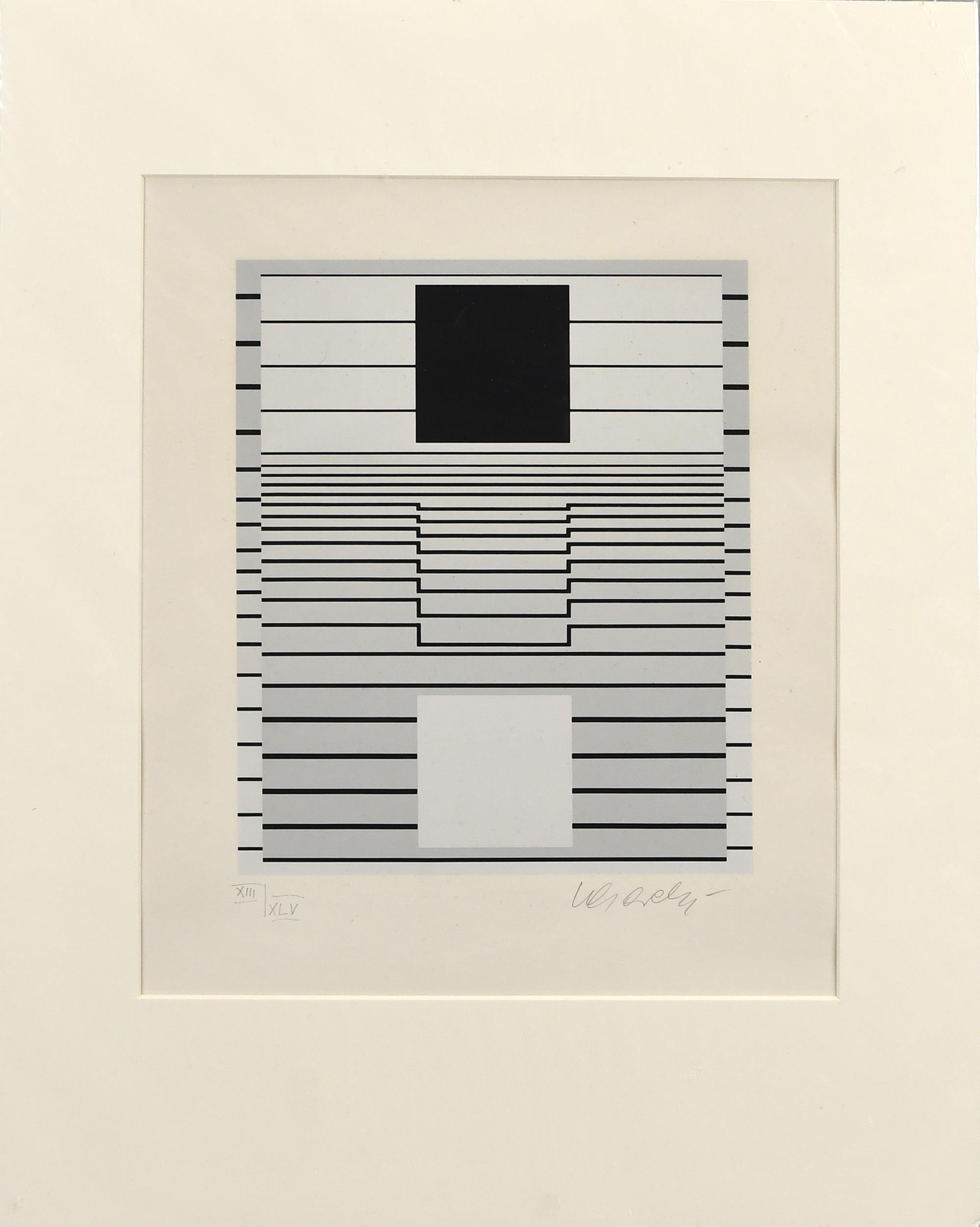 VICTOR VASARELY SERIGRAPH, ABSTRACT