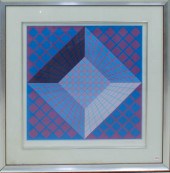 VICTOR VASARELY SERIGRAPHVICTO