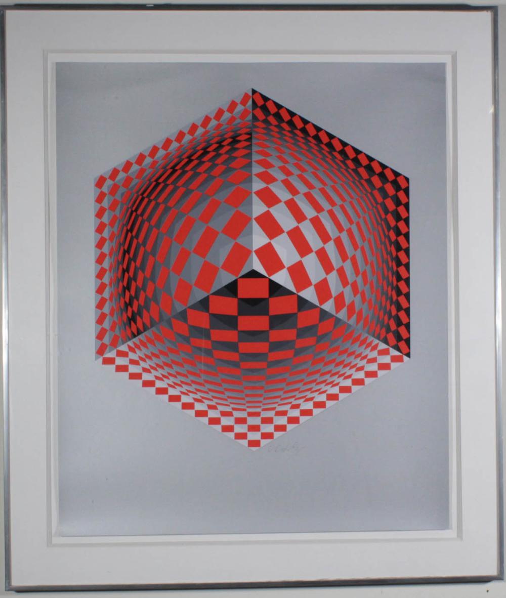VICTOR VASARELY SERIGRAPHVICTOR