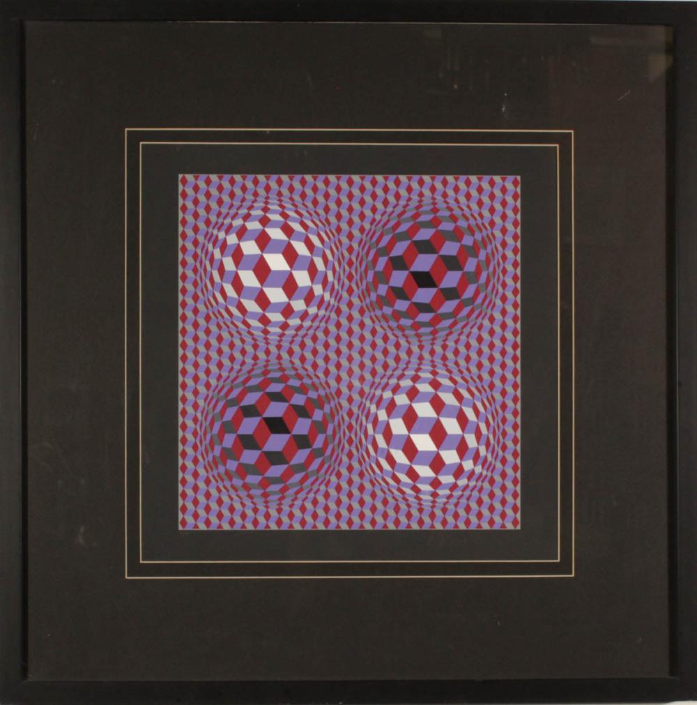 VICTOR VASARELY SERIGRAPHVICTOR