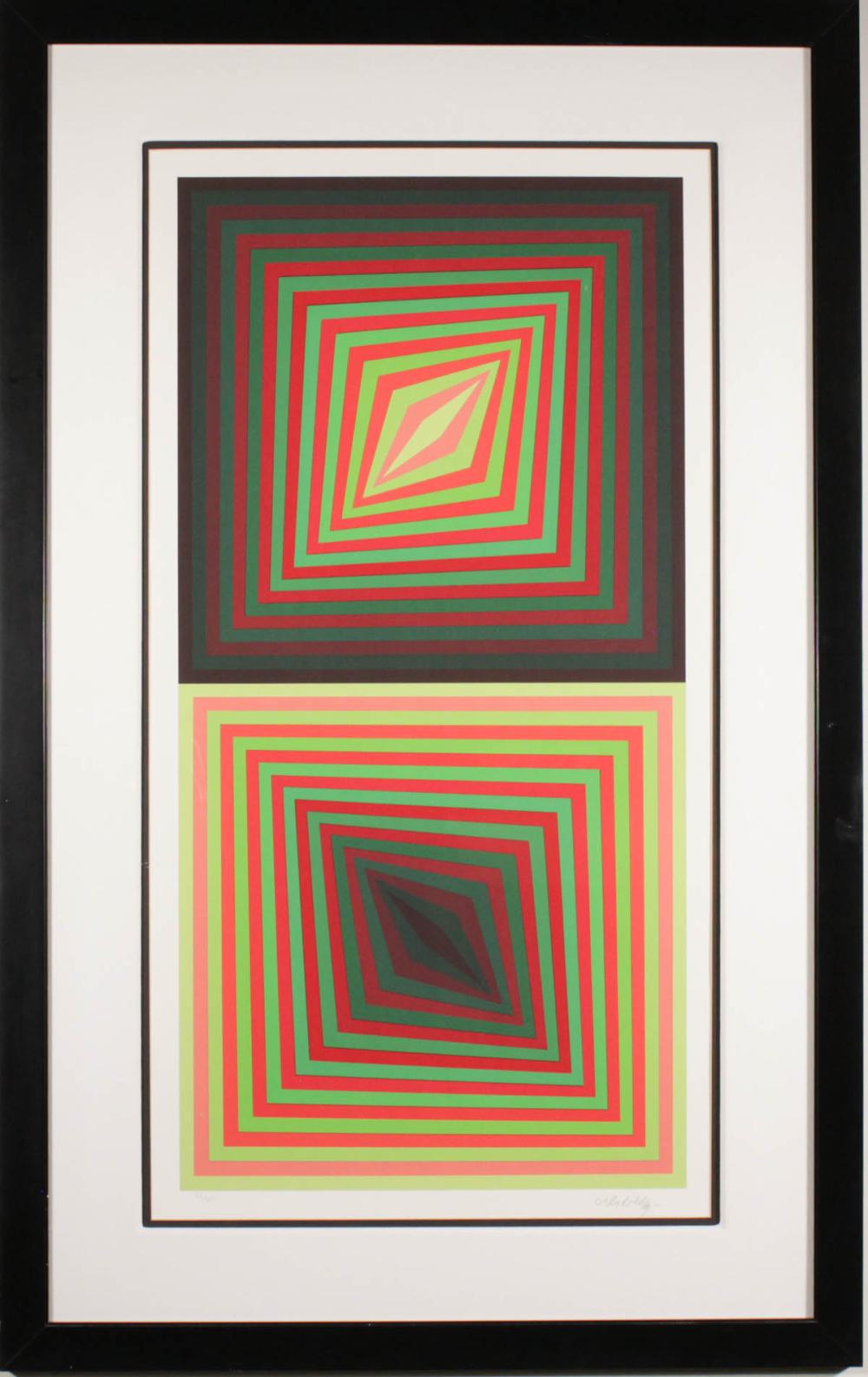 VICTOR VASARELY SERIGRAPHVICTOR