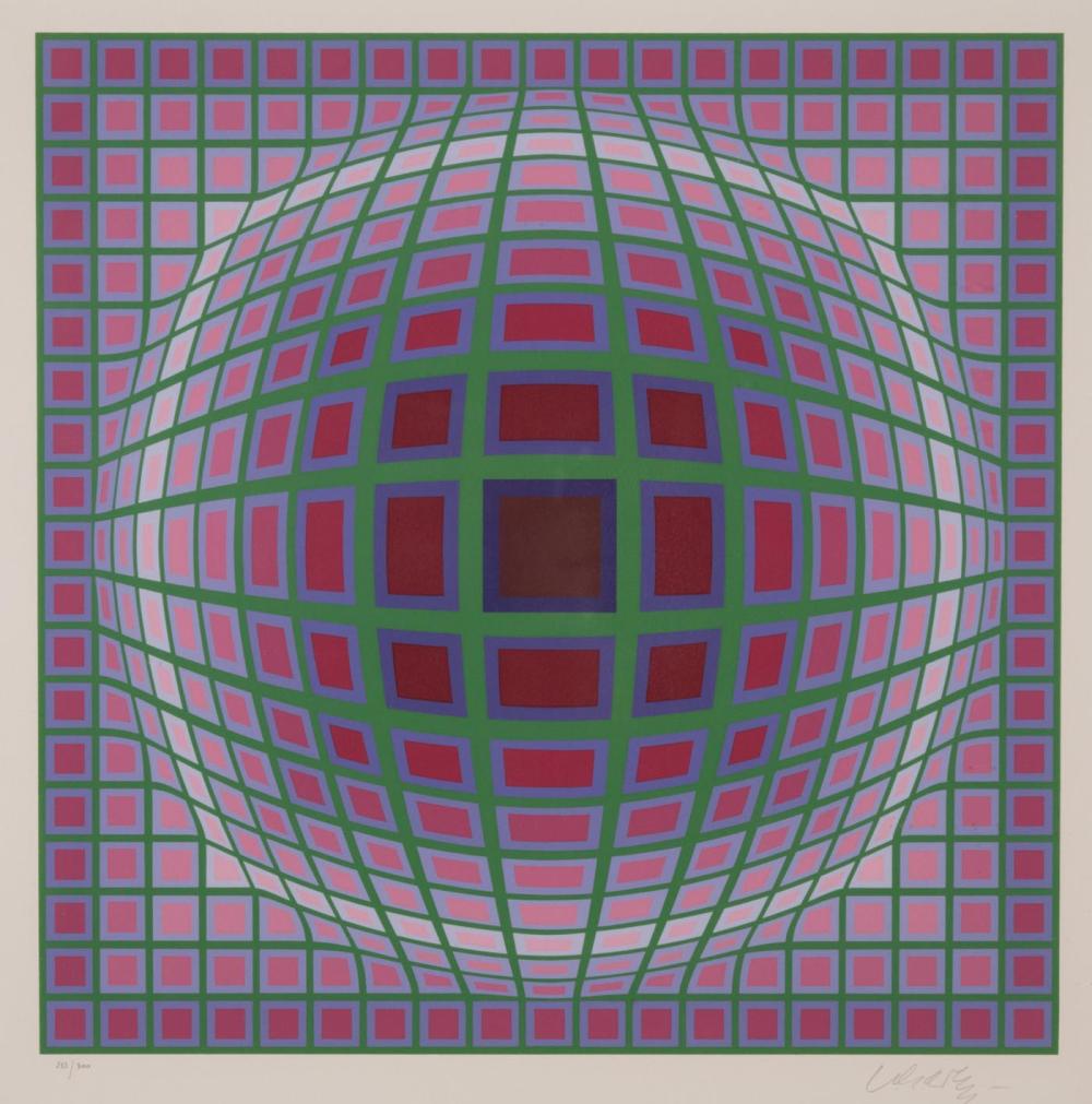 VICTOR VASARELY SERIGRAPHVICTOR
