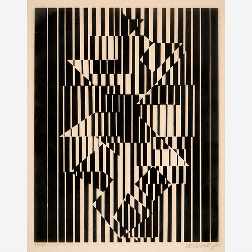 VICTOR VASARELY "SIGNE 14" (1960