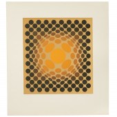 VICTOR VASARELY, SIGNED SERIGR