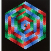 VICTOR VASARELY "TSIGA" (1983