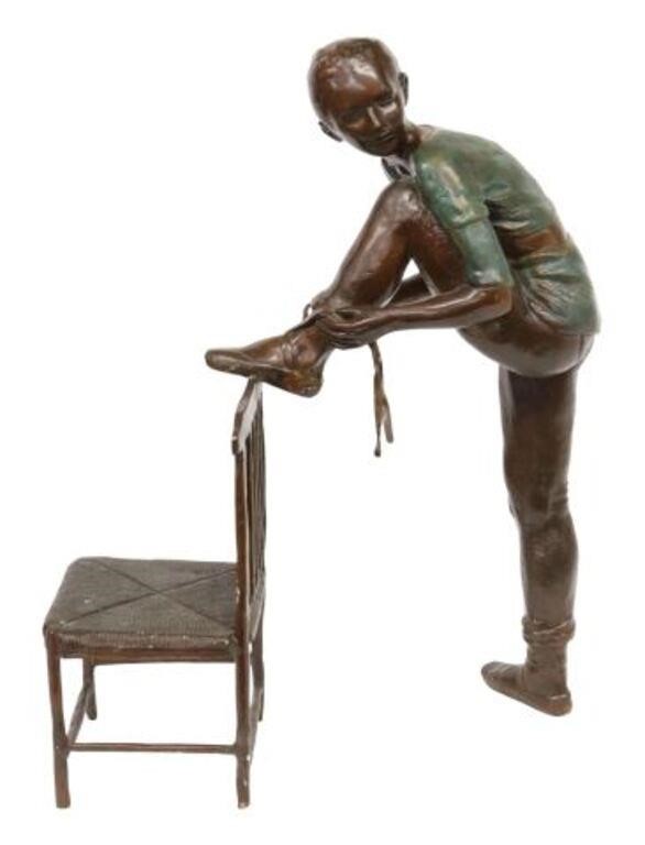 VICTOR VILLARREAL (B.1944) BRONZE